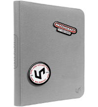 Ultra Pro 9-Pocket Patchcraft Zippered PRO-Binder Grau