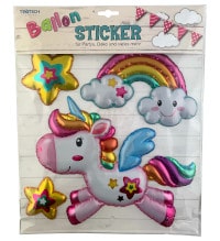 Ballon Deko Sticker - Einhorn