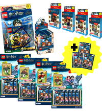 LEGO Harry Potter Sticker + Cards - Mega-Bundle + 3 Bonus-Tüten