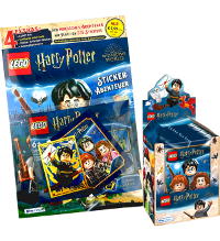 LEGO Harry Potter Sticker + Cards - Starter-Pack + Display mit 36 Tüten
