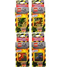 Lego Jurassic World Trading Cards - Alle 4 Blister