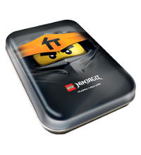 Lego Ninjago Serie 7 Trading Cards - Mini-Tin Schwarz COLE