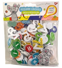 Moosgummi Lernsticker - Zahlen & Rechenzeichen