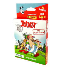 Panini Asterix Das Reise-Album Sticker - Eco-Blister mit 7 Tüten (=35 Sticker)