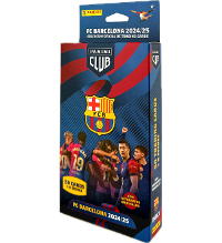 Panini Club FC Barcelona 2024/25 Trading Cards - Box mit 50 Cards + 8 Extras