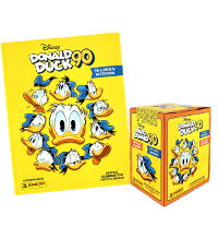 Panini Donald Duck 90 Sticker & Cards - Album + 1 Display (=36 Tüten)