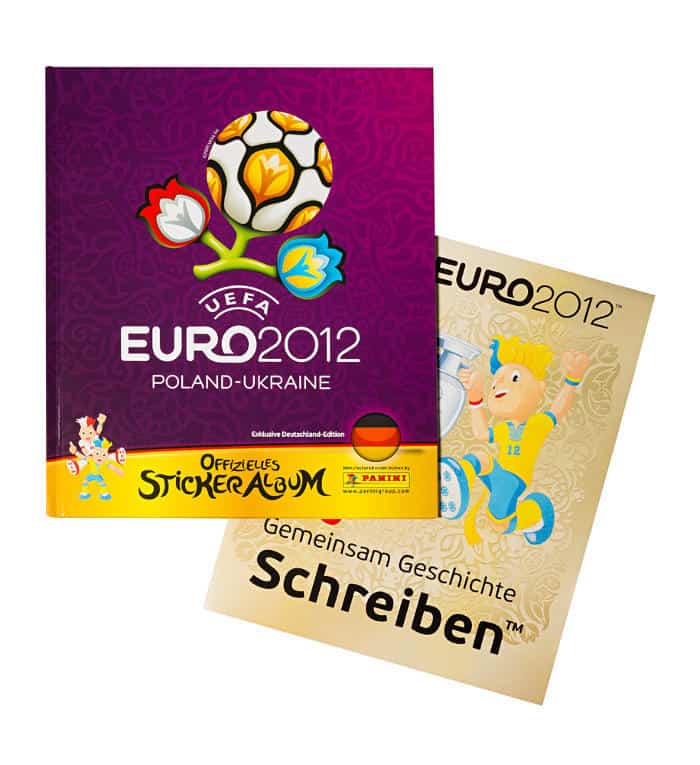 Panini EM Euro 2012 Hardcover Sammelalbum Vorderseite