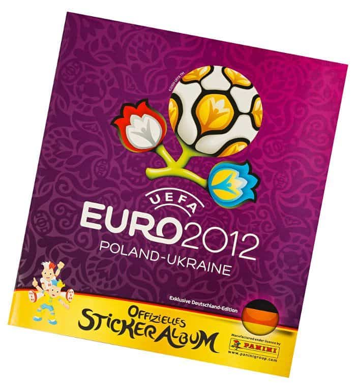 Panini EM Euro 2012 Sammelalbum Vorderseite