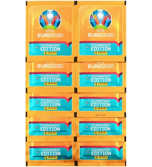 Panini EURO 2020 Tournament Edition Sticker - 10 Tüten