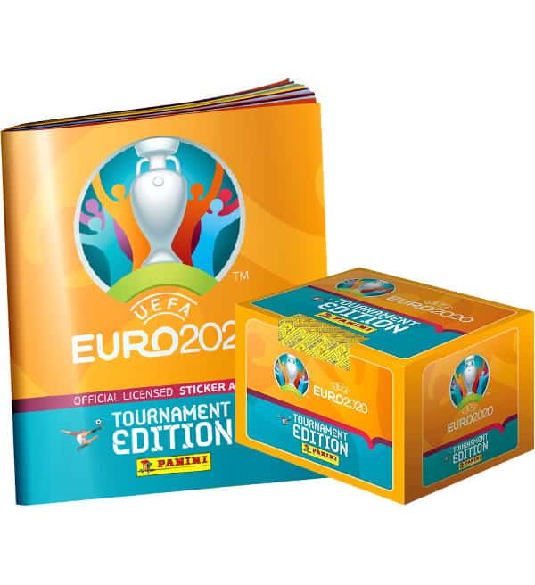 Panini EURO 2020 Tournament Edition Sticker - Album + Display mit 100 Tüten