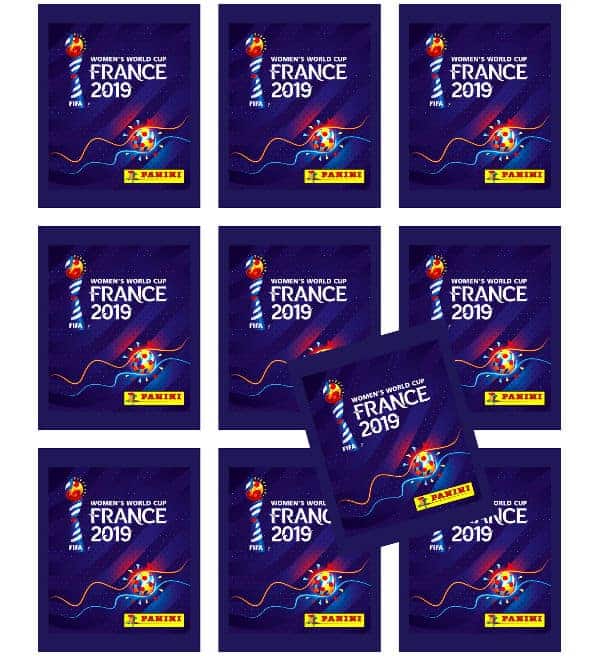 Panini Frauen WM 2019 Sticker - 10 Tüten