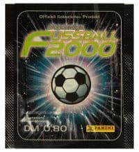 Panini Fußball 2000 Tüte - original mit 5 Stickern