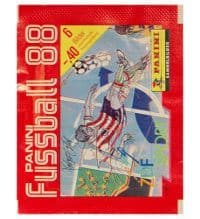 Panini Fußball 88 Tüte - original mit 6 Stickern