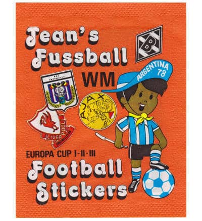 Panini Jeans Fussball WM 1978 Sticker-Tüte
