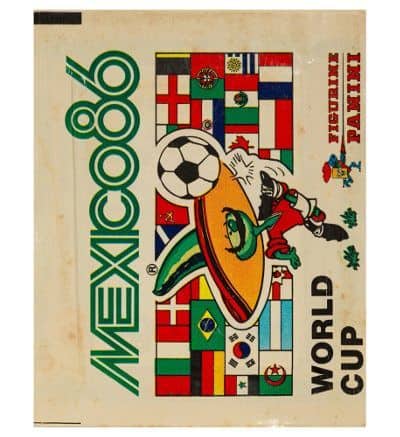 Panini Mexico 86 Tüte Display Version WM 1986 vorne