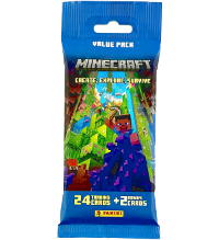 Panini Minecraft Create, Explore, Survive Trading Cards - Fatpack Booster