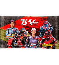 Panini 75 MotoGP 2024 Trading Cards - Booster Pack mit 8 Karten