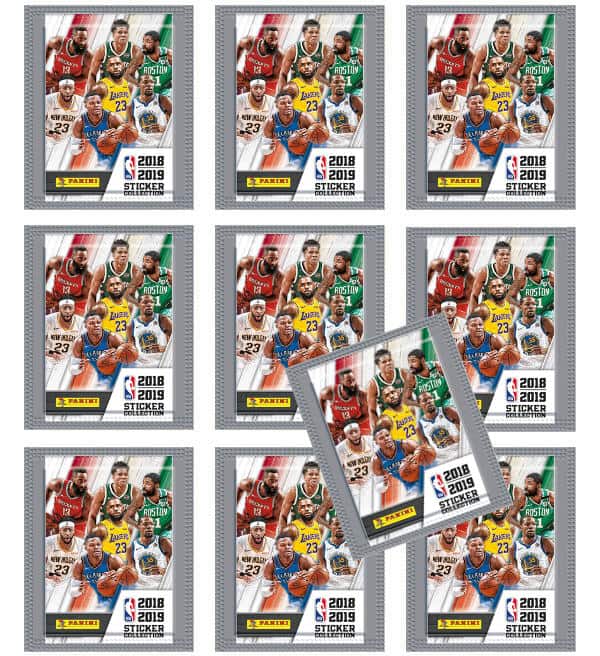 Panini NBA 2018 2019 Sticker - 10 Tüten