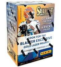 Panini Select Draft Picks 2023 Football NFL - Blaster Box (Gold Lazer Prizms)