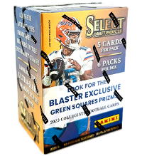 Panini Select Draft Picks 2023 Football NFL - Blaster Box (Green Squares Prizms)