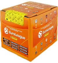 Panini Turkish Airlines EuroLeague 2025-26 Sticker - 1 Display (=36 Tüten)