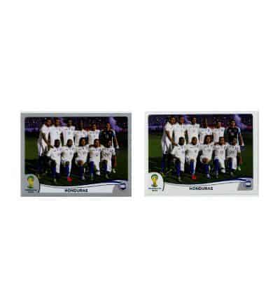 Panini WM 2014 Platinum Edition Sticker Vergleich Mannschaft