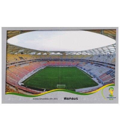 Panini WM 2014 Platinum Edition Stadion Sticker