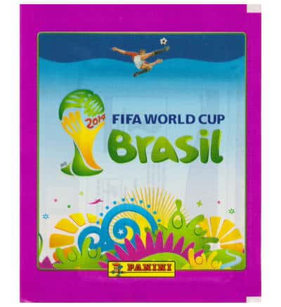 Panini WM Brasil 2014 Tüte Rosa - Version Russland