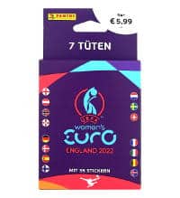 Panini Frauen EM 2022 Sticker - Blister mit 7 Tüten