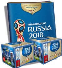 Panini WM 2018 Sticker - 2 Displays + 1 Album