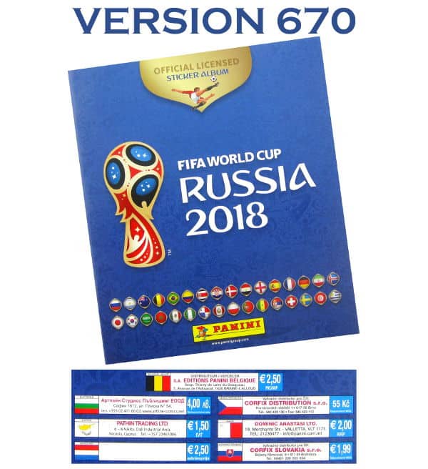 Panini WM 2018 Sticker Album - Version 670