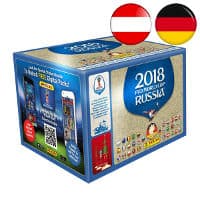 Panini WM 2018 Sticker - Display mit 100 Tüten