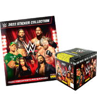 Panini WWE 2022 Sticker - Album + 1 Display (=36 Tüten)