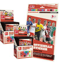 Topps Bundesliga Sticker 2023/2024 - Starterpack + 2 Displays (=100 Tüten)