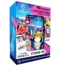 Topps Champions League Sticker 2020/2021 - Mini-Tin mit 90 Stickern