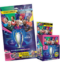 Topps Champions League Sticker 2025/2026 - Starterpack + Display mit 50 Tüten