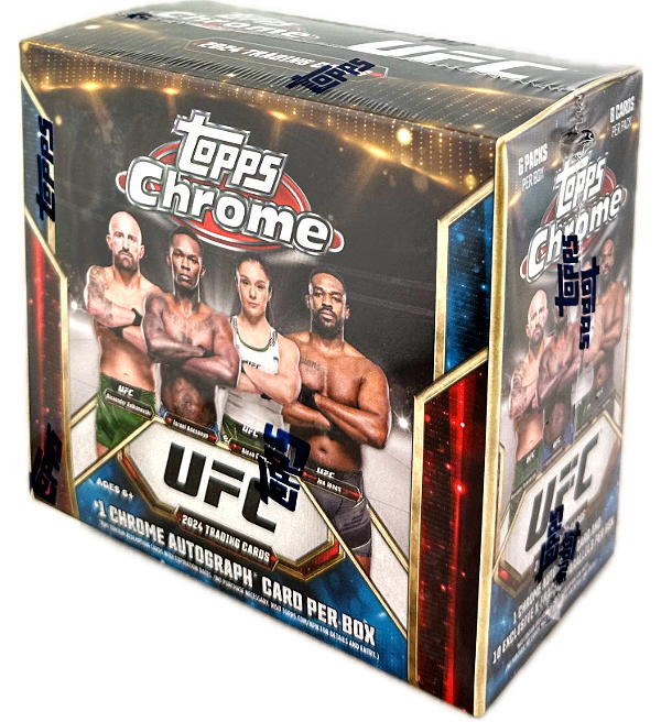 Topps Chrome UFC 2025 Trading Cards Mega Box, Stickerpoint
