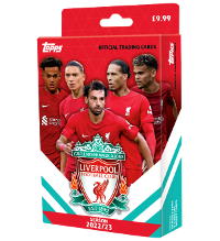 Topps FC Liverpool Official Fan Set 2022/23 - Box mit 25 Karten