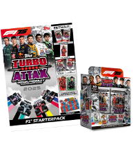 Topps F1 Turbo Attax 2025 Trading Cards - Starterpack + Display mit 24 Tüten