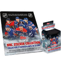 Topps NHL 2024-25 Hockey Sticker - Album + 1 Display (=50 Tüten)