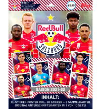 Topps Red Bull Salzburg Sticker-Set 2021/22 - 30 Sticker + 3 Cards