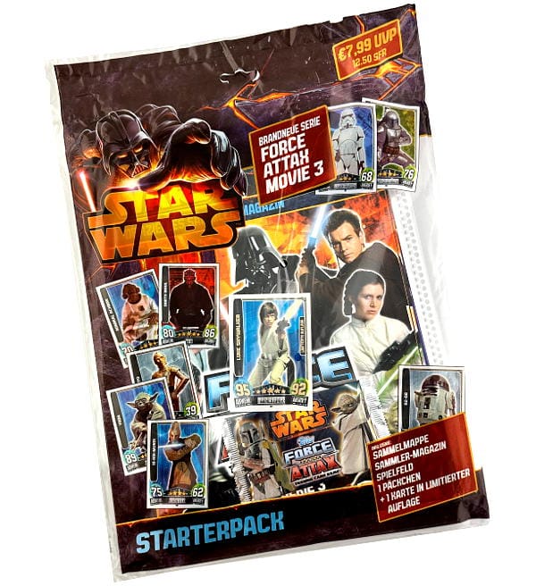 Star Wars Force Attax Serie 3 Sammelmappe Topps Star Wars Force Attax - Movie Cards Serie 3 - Starterpack