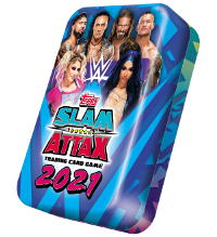 Topps WWE Slam Attax 2021 - Mega Tin Blue-Lightblue